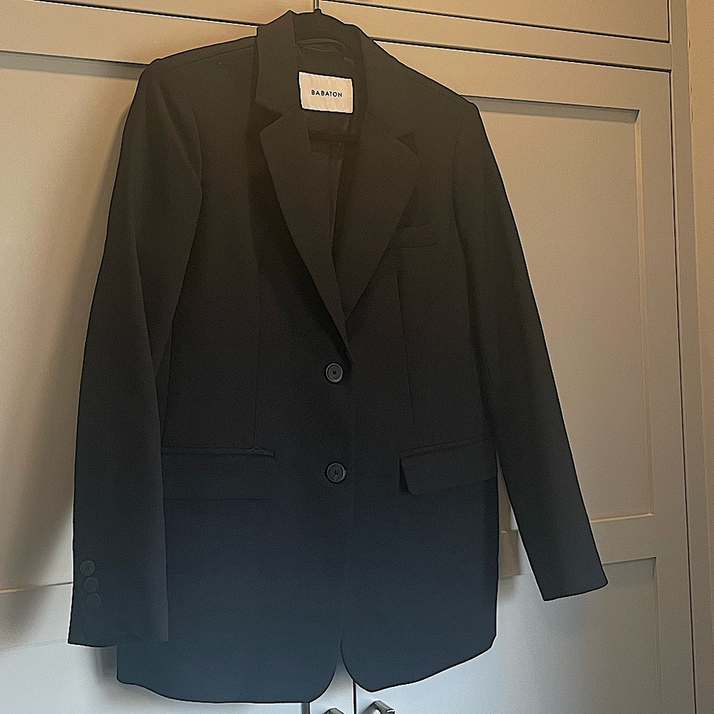 Babaton oversized blazer NWOT, black, size 1
